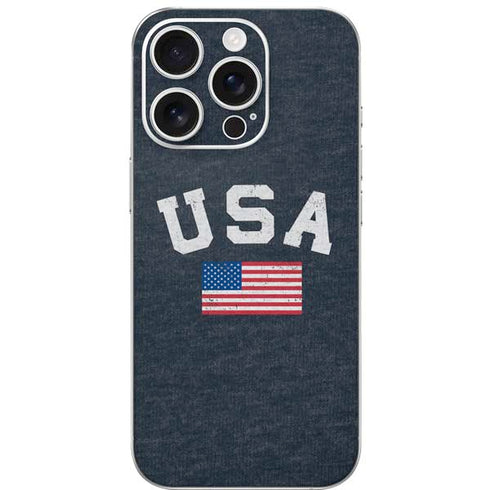 USA with American Flag iPhone 16 Pro Skin